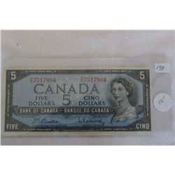 Canada Five Dollar Bill (1)