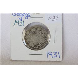 Canada Twenty-five Cent Coin (1)