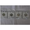Image 1 : U.S.A. Ten Cent Coins (4)