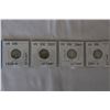 Image 1 : U.S.A. Ten Cent Coins (4)