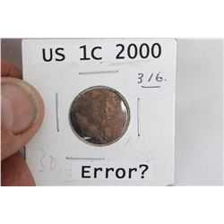 U.S.A. One Cent Coin (1)