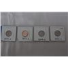 Image 1 : U.S.A. One Cent Coins (4)