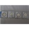Image 1 : U.S.A. Twenty-five Cent Coins (4)