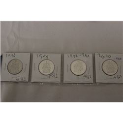 Canada Fifty Cent Coins (4)