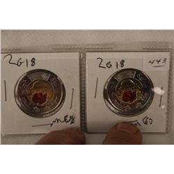 Canada Two Dollar Coins (2)