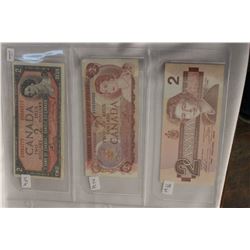Canada Two Dollar Bills (3)