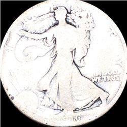 1916 Walking Half Dollar NICELY CIRCULATED