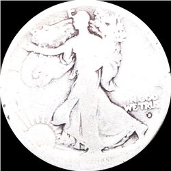 1916-D Walking Half Dollar NICELY CIRCULATED