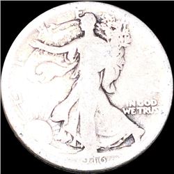 1916 Walking Half Dollar NICELY CIRCULATED