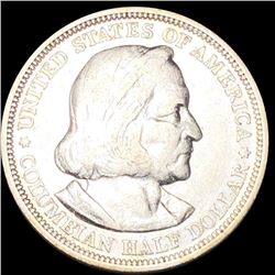 1893 Columbian Expo Half Dollar NEARLY UNC