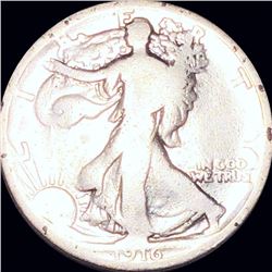 1916 Walking Half Dollar NICELY CIRCULATED