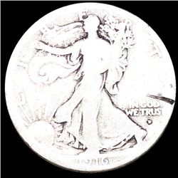 1916-D Walking Half Dollar NICELY CIRCULATED