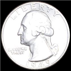 1949-D Washington Quarter NEARLY UNCIRCULATED