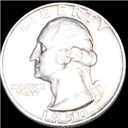 1950-D Washington Quarter CLOSELY UNCIRCULATED