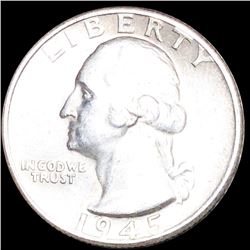 1945-S Washington Quarter CLOSELY UNCIRCULATED