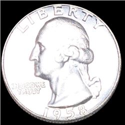 1958 Washington Silver Quarter UNCIRCULATED