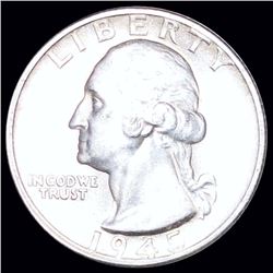1945-S Washington Quarter CLOSELY UNCIRCULATED