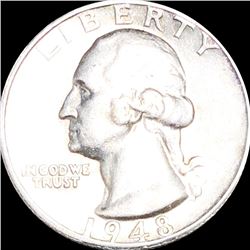 1948-S Washington Quarter CLOSELY UNCIRCULATED