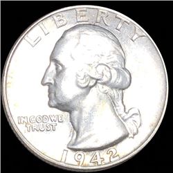 1942 Washington Quarter CLOSELY UNCIRCULATED