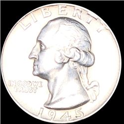 1945-S Washington Silver Quarter UNCIRCULATED