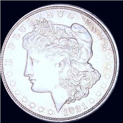 1921-D Morgan Silver Dollar NEARLY UNCIRCULATED