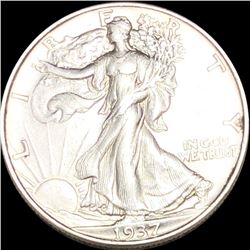 1937 Walking Half Dollar CLOSELY UNCIRCULATED