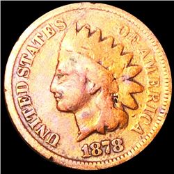 1878 Indian Head Penny NICELY CIRCULATED
