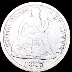 1877-CC Seated Liberty Dime NICELY CIRCULATED