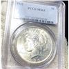 Image 1 : 1922 Silver  Peace Dollar PCGS - MS63