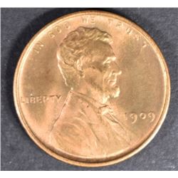 1909 VDB LINCOLN CENT GEM BU RD