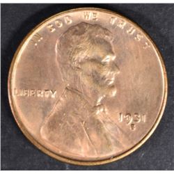 1931-S LINCOLN CENT CH BU RD