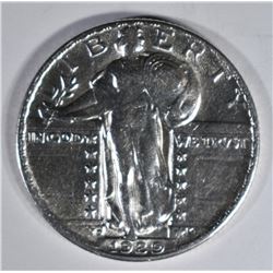 1929-D STANDING LIBERTY QUARTER CH AU