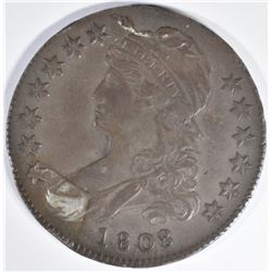 1808 BUST HALF DOLLAR VF