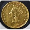 Image 1 : 1873 $1 GOLD INDIAN PRINCESS  BU
