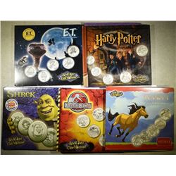 5 REEL COINZ CINE MONNAIE 5 COIN MOVIE SETS: