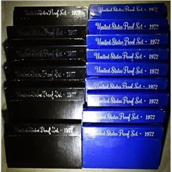 9-1972 & 6-1977 U.S. MINT PROOF SETS