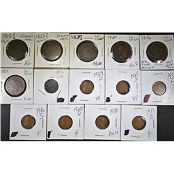 MIXED DATE CENT LOT: