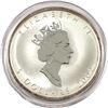 Image 2 : 2002 Canada $5 Horse Privy 1oz Fine Silver Maple (Tax Exempt) Toning around Rim.  Coin comes encapsu