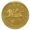 Image 1 : 2006 Canada 50-cent 1/25oz Fine Gold Cowboy (Tax Exempt)