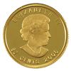 Image 2 : 2006 Canada 50-cent 1/25oz Fine Gold Cowboy (Tax Exempt)