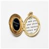 Image 2 : 10K Yellow Gold Mother & Baby Cameo Locket.  Locket measures just over 1' in length.  Total weight o