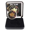 Image 1 : 2018 Canada $5 Coloured/Gilt 'Skull Island' 1oz Fine Silver Maple (Tax Exempt) Coin comes encapsulat