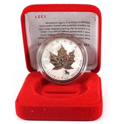 2004 Canada $5 'Capricorn Privy' 1oz Fine Silver Maple (Tax Exempt)  Coin comes encapsulated in red 