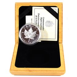 1979-1989 Canada $5 Commemorative Proof 1oz Fine Silver Maple (Tax Exempt) Coin comes encapsulated i