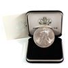 Image 1 : 2000 USA $1 1oz Fine Silver Eagle (Tax Exempt) Coin comes in black velvet presentation case. Please 