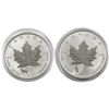 Image 1 : 2018 Dog Privy & 2019 Phonograph Privy, Canada $5 1oz Fine Silver Maples (Tax Exempt) Both coins com