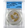 Image 1 : 2013 Canada $5 25th Anniversary 1oz Fine Silver/Gilt CCCS Certified PF-68 UHC (Tax Exempt)