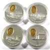 Image 1 : 1991-1994 Canada $20 Sterling/Gilt Aviation Series 4-coin Collection. You will receive the following