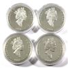 Image 2 : 1991-1994 Canada $20 Sterling/Gilt Aviation Series 4-coin Collection. You will receive the following