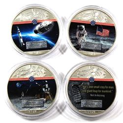 2019 USA $1 50th Anniversary of the Moon Landing Coloured 1oz Fine Silver Eagles (Tax Exempt) You wi